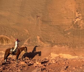 Wadi Rum horse ride at dusk