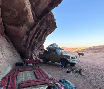 Wadi Rum desert view