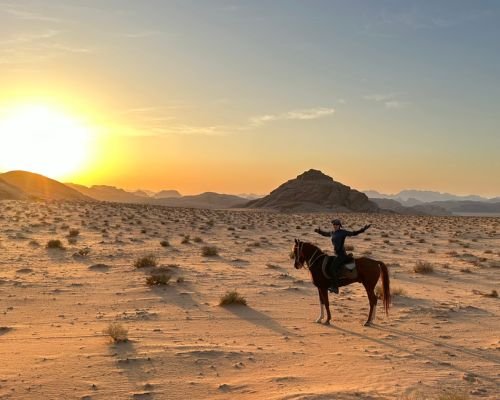 Desert horse ride