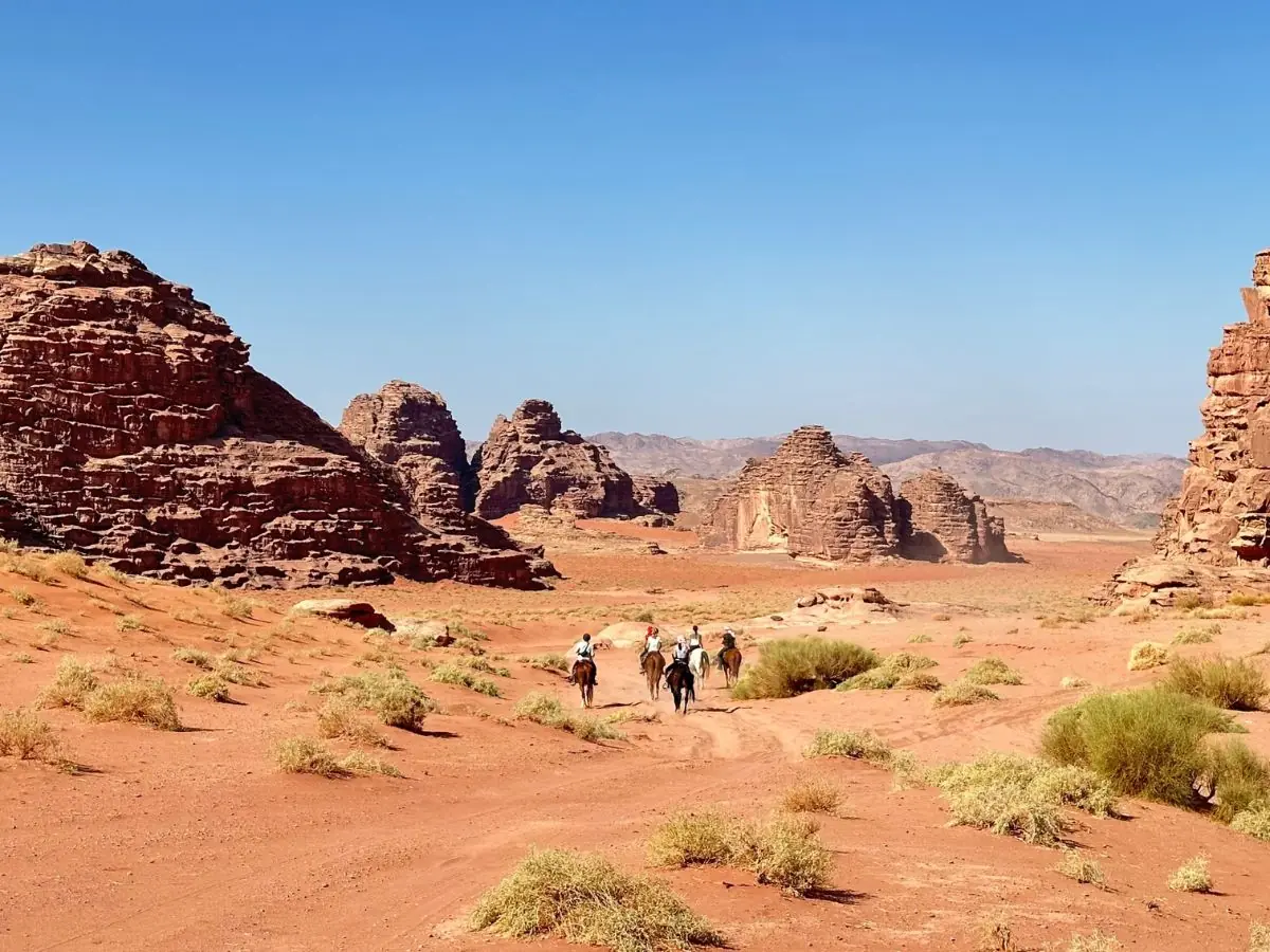 Full day horse riding tour in Wadi Rum